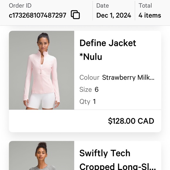 Lululemon Define Jacket in Strawberry Milkshake - Picture 7 of 7